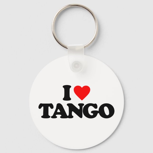 I LOVE TANGO KEY RING (Front)