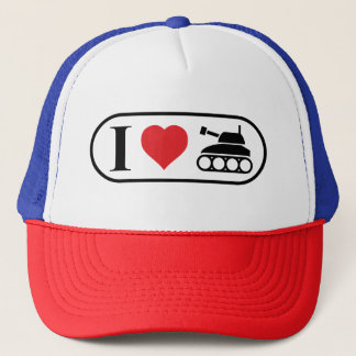 I love tanks — I love tanks — Trucker cap