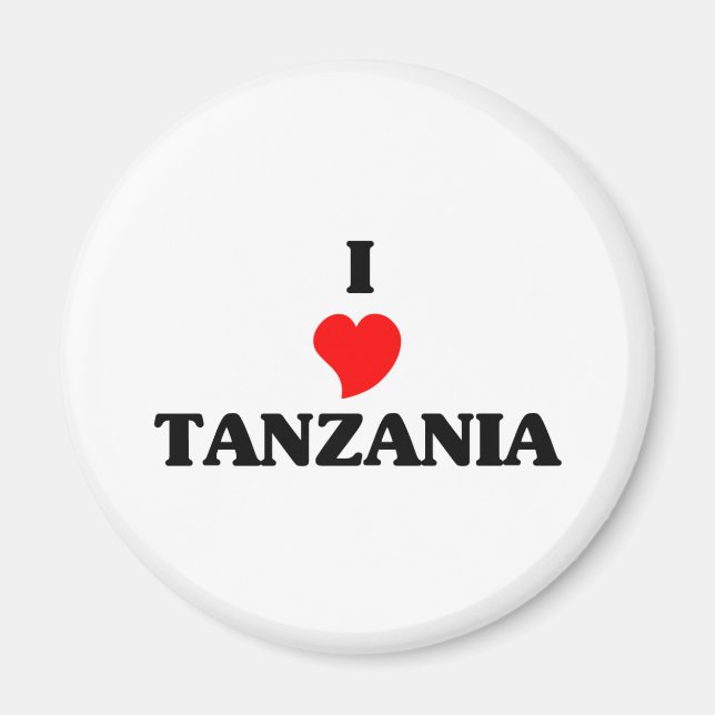 I Love Tanzania Magnet (Front)