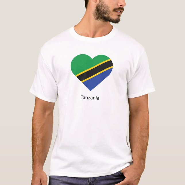 I Love Tanzania T-Shirt (Front)