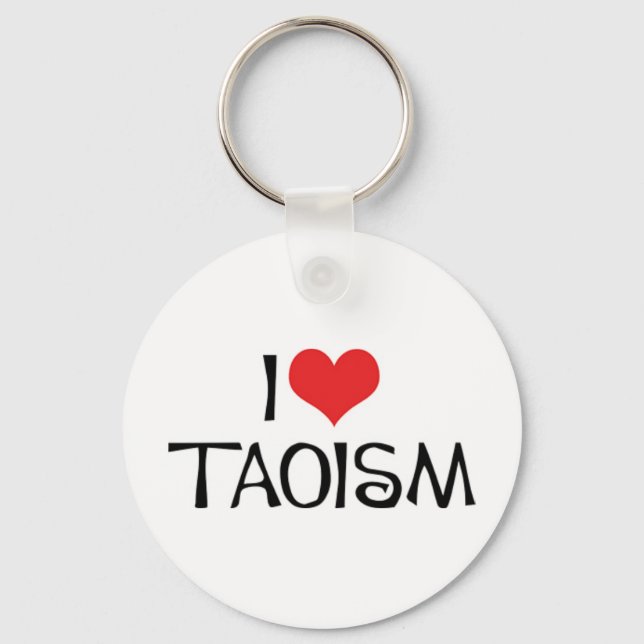 I Love Taoism Keychain (Front)