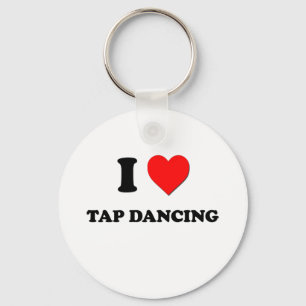 I love Tap Dancing Key Ring