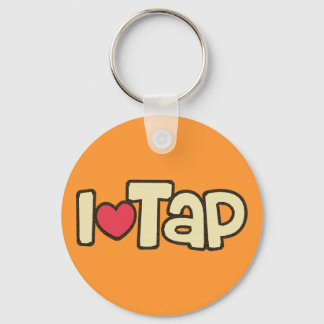 I Love Tap Key Ring