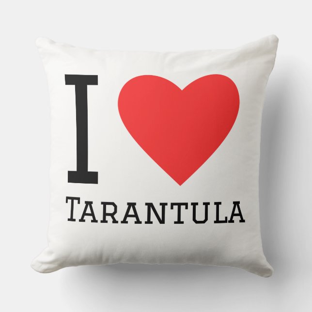 I love tarantula  cushion (Front)