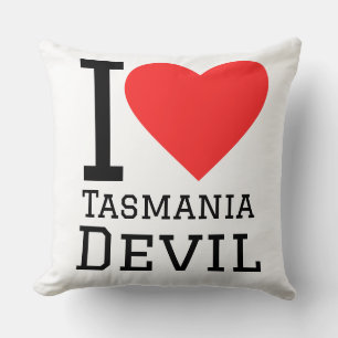 I love Tasmania devil Cushion