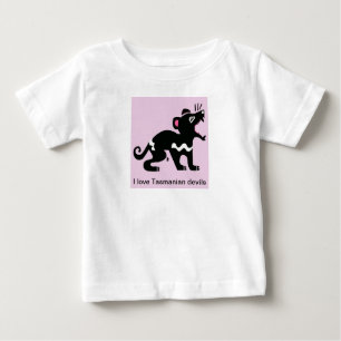 I love Tasmanian devils - Australia -Animal lover Baby T-Shirt