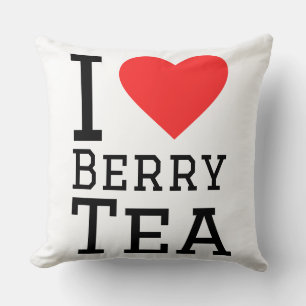 I love tea berry cushion