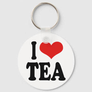 I Love Tea Key Ring