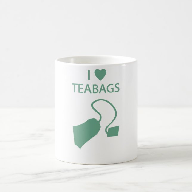 I Love Teabags Mug (Center)