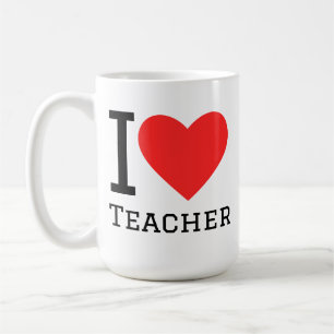 I love teacher coffee mug