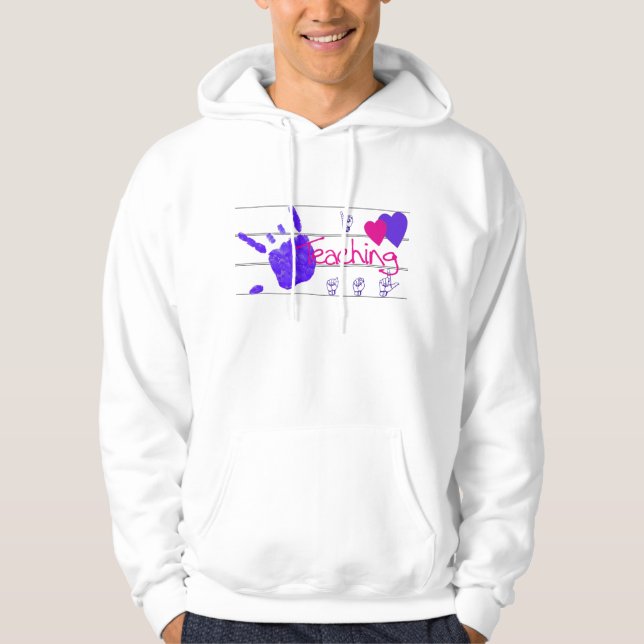I Love Teaching ASL - Sweatshirt (Front)