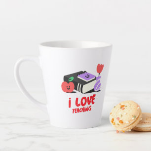 I Love Teaching Latte Mug