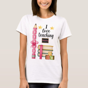 I love teaching reading teacher shirt 
