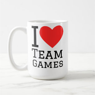 I love team games coffee mug
