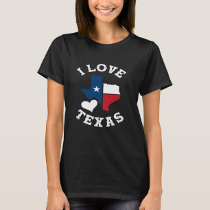 I Love Teaxas Texan Pride Texas T-Shirt