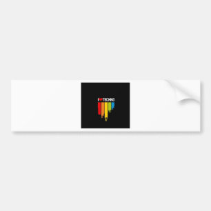 I Love Techno Bumper Sticker