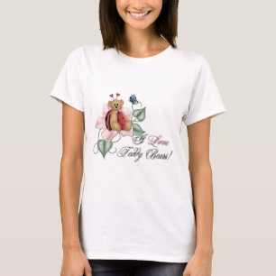 I Love Teddy Bears Lady Bug Bear T-Shirt
