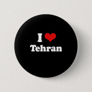 I LOVE TEHRAN 6 CM ROUND BADGE