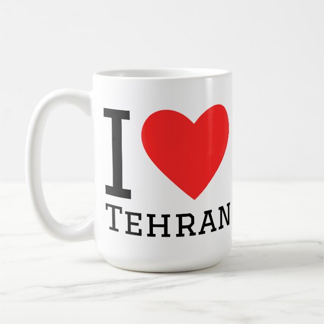 I love tehran  coffee mug (Left)