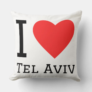 I love tel aviv cushion