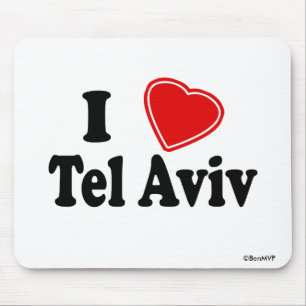 I Love Tel Aviv Mouse Pad