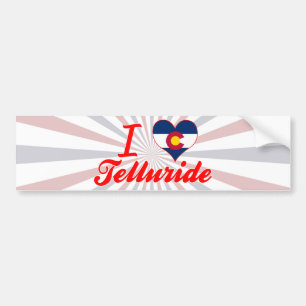 I Love Telluride, Colorado Bumper Sticker