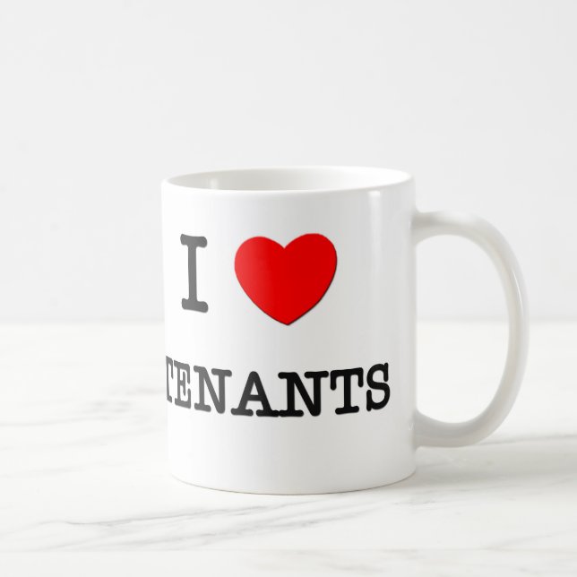I Love Tenants Coffee Mug (Right)