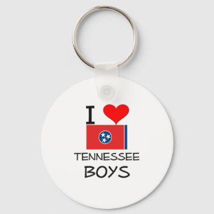 I Love Tennessee Boys Key Ring