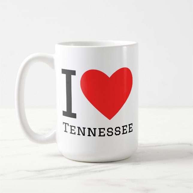 I love Tennessee  Coffee Mug (Left)