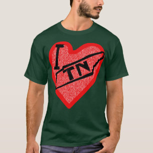 I Love Tennessee I Heart TN T-Shirt