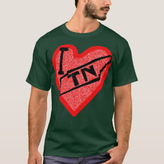 I Love Tennessee I Heart TN T-Shirt