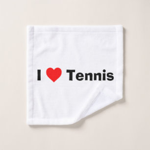 I love Tennis Bath Towel Set