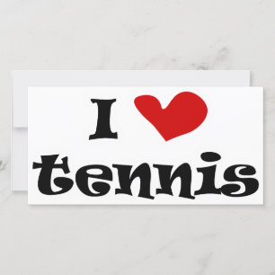 I love tennis gifts and t shirts with heart design