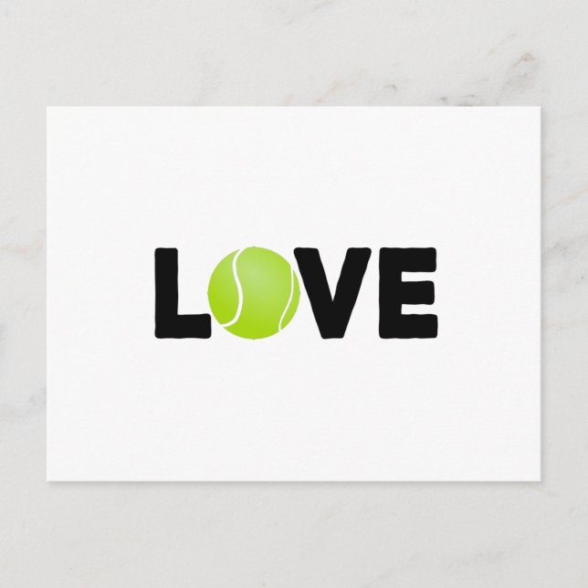 I love tennis postcard (Front)