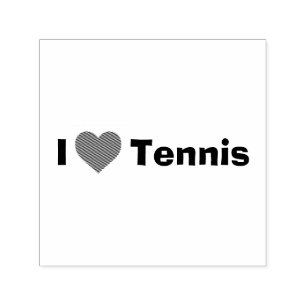 I love Tennis Self-inking Stamp
