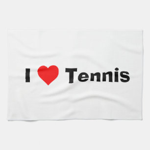I love Tennis Tea Towel