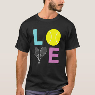 I Love Tennis Tennis Player 1 T-Shirt