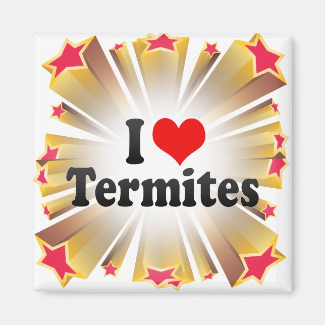 I Love Termites Magnet (Front)