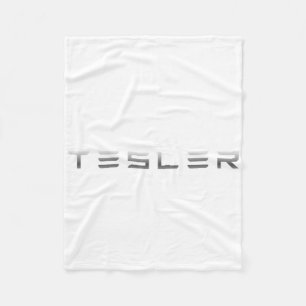 I Love Tesler President Trump Endorsed Car Salesma Fleece Blanket