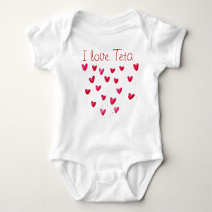I love Teta Baby Bodysuit