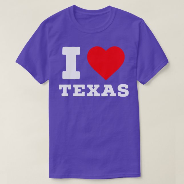 I love Texas T-Shirt (Design Front)