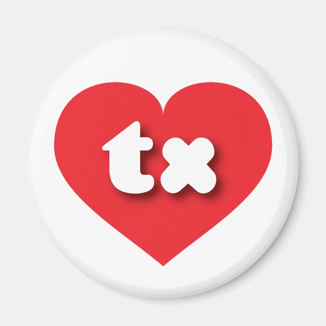I love Texas - tx red heart Magnet (Front)