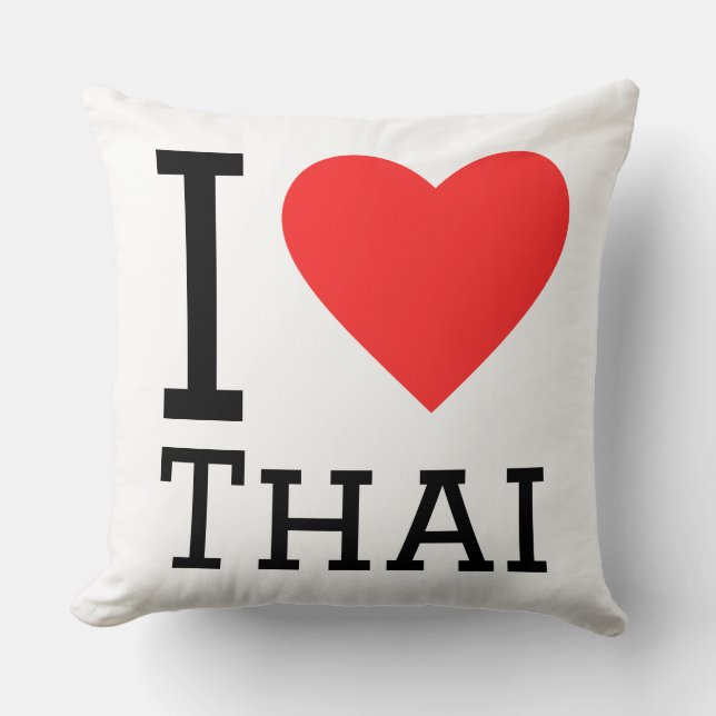 I love Thai  Cushion (Front)
