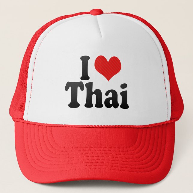 I Love Thai Trucker Hat (Front)