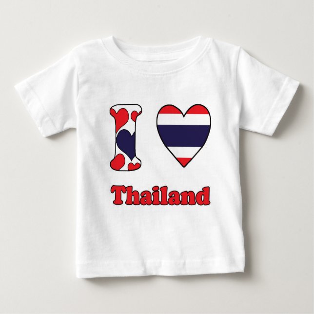 I love Thailand Baby T-Shirt (Front)