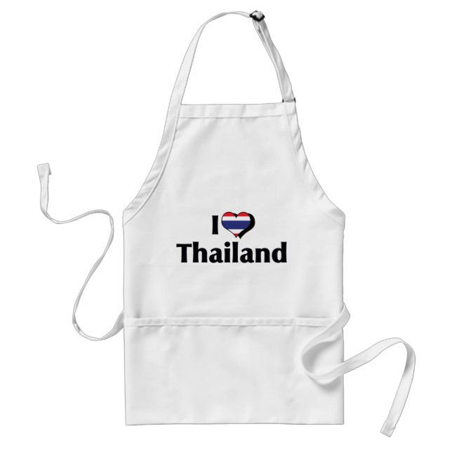 I Love Thailand Flag Standard Apron (Front)
