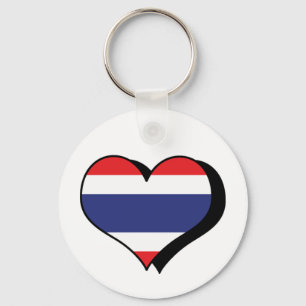 I Love Thailand Keychain