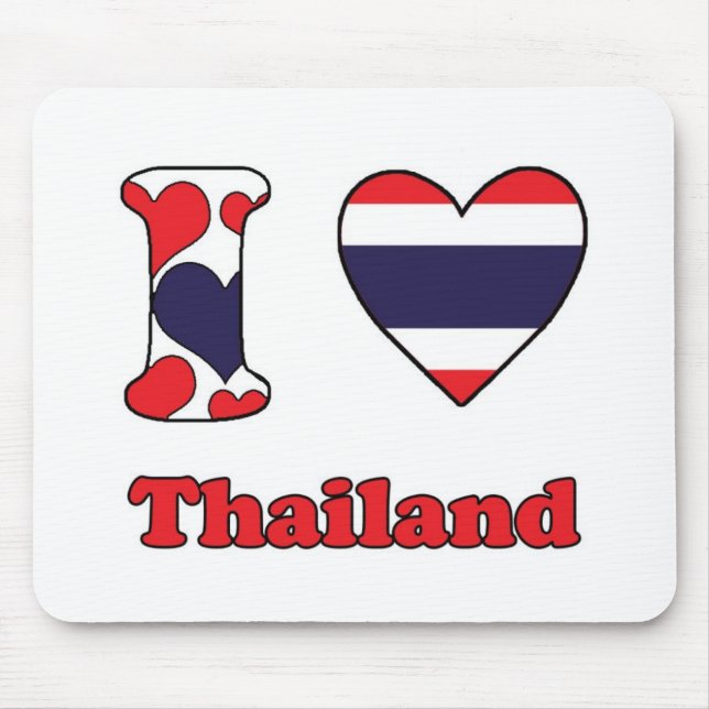 I love Thailand Mouse Pad (Front)