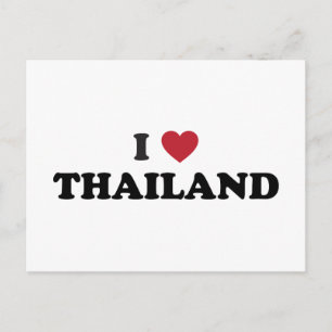 I Love Thailand Postcard