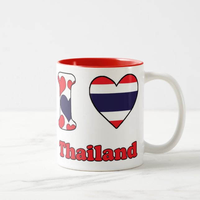 I love Thailand Two-Tone Coffee Mug (Right)